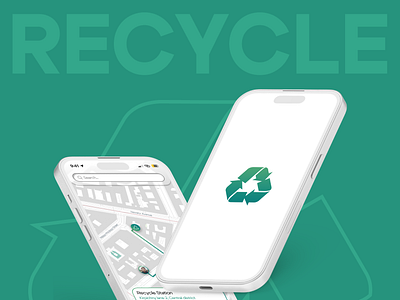 Recycle - iOS App app app design design dribble eco eco friendly ecology gradient green interface ios iphone mobile recycle ui uiux user experience user interface ux zero waste