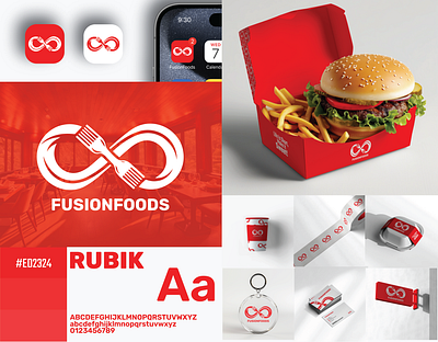 FusionFoods | Brand Identity brand brand design brand identity brand identity design branding business business logo food fusionfoods graphic design logo logo design