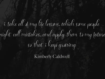 Kimberly Caldwell Qoutes - Diary Handwritting Font beauty beauty font design font free font handwritten font handwritting font inspiration inspiration font jrray studio jrraystudio kimberly caldwell new qoutes recommendation font script font trendy trendy font typography