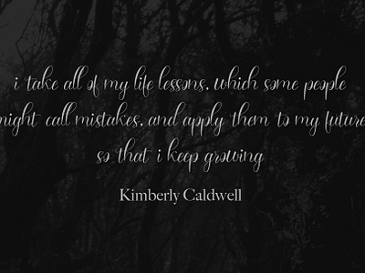 Kimberly Caldwell Qoutes - Diary Handwritting Font beauty beauty font design font free font handwritten font handwritting font inspiration inspiration font jrray studio jrraystudio kimberly caldwell new qoutes recommendation font script font trendy trendy font typography