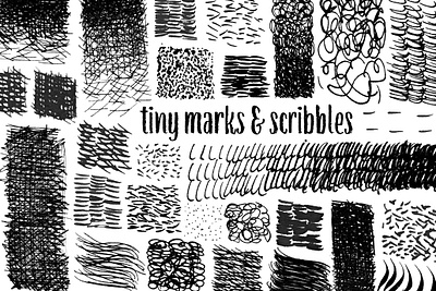 Tiny Marks & Scribbles