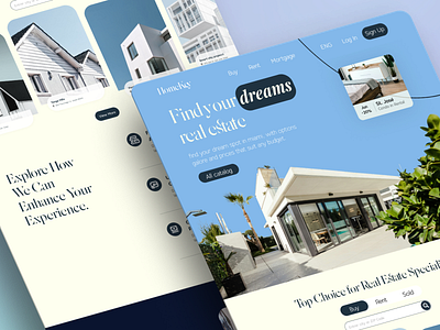 HomeKey Real Estate - Web design animation app branding design graphic design illustration logo motion graphics typography ui ux vector