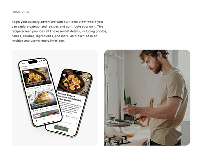 Cooking Mobile App · Recipe App · UI Design · Home View app design cooking app ios mobile app mobile app design product design recipe app ui ui design uiux uiux design ux ux design