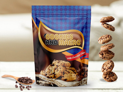 Cookies Doypack - Cookies and Mearc brand branding cookies doypack food packaging design graphic design label packaging design