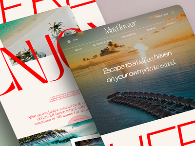 Mayflower Island Resort - Web Design branding design graphic design illustration logo relax resort spa typography ui ux