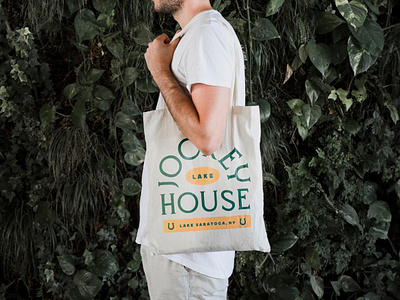 Jockey Lake House Tote Bag Design badge badge logo brand design brand designer brand identiti branding branding designer elegant elegant logo graphic design logo logo design logo designer merch merch design merch designer posh swag tote bag totebag