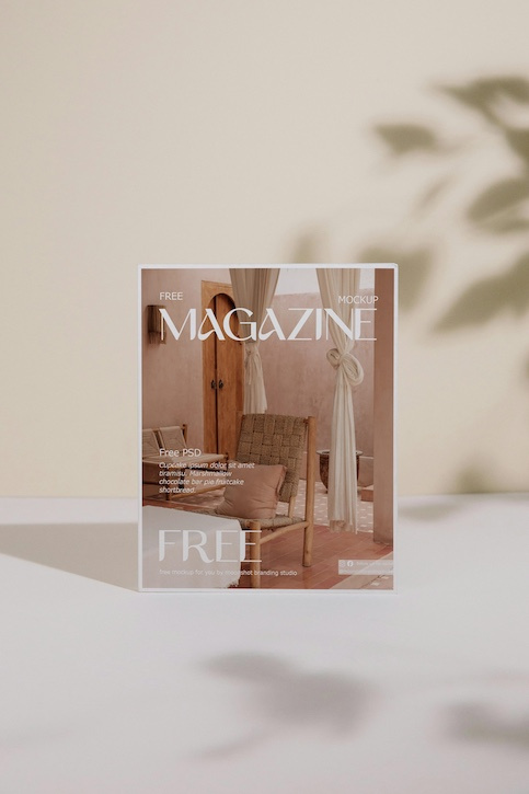 FREE Magazine mockup PSD free download free mockups freebie mockup mockup template mockups mockups template psd simple mockup