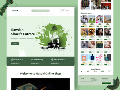Rawdah Sharifa Entrace ,Home Page