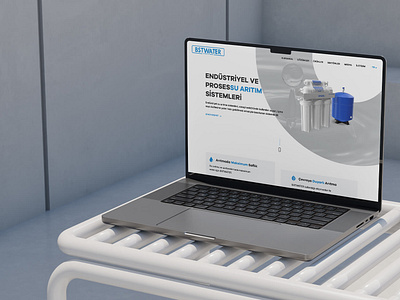 BST Water design figma landing page ui ux water water treatment web design