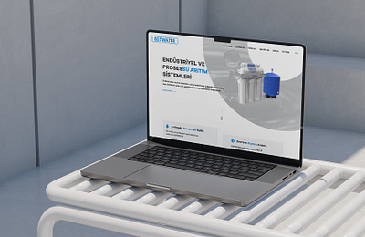 BST Water design figma landing page ui ux water water treatment web design