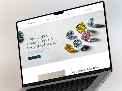 landing page design diamond diamond website landing page landing page design luxury natural diamond ui website