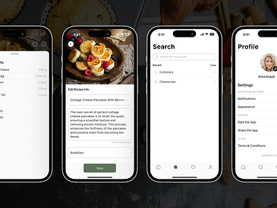 Cooking Mobile App · Recipe App · UI Design app app design cooking app design ios mobile app mobile app design recipe app ui ui design ux ux design