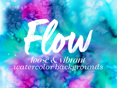 Flow - Watercolor Backgrounds