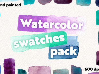 Watercolor Swatch pack 2