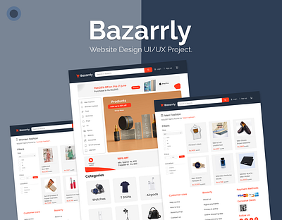 Bazarrly Website Design Ui/Ux. app app design branding design graphic design illustration logo mobile app ui ux website design