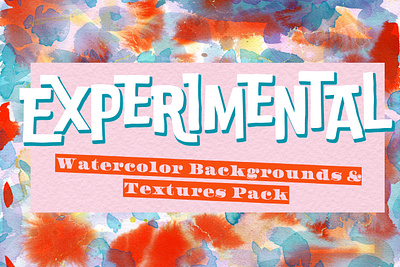 Experimental - Watercolor Backgrounds