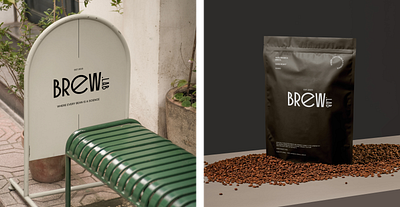 BREW.LAB | Cafe Brand Identity branding cafe design graphic design logo