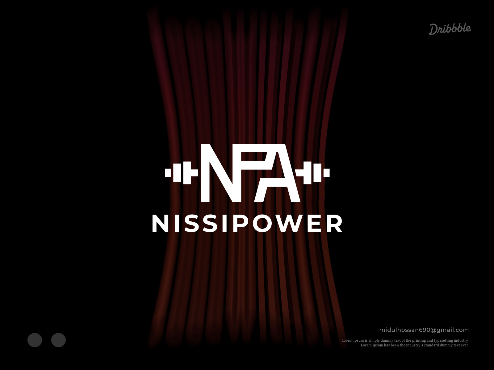 Example of Gym, Fitness, Sports, Workout Logo