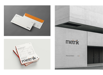 METRIK | Architecture Buro Brand Identity architecture branding design graphic design logo