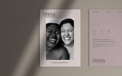 ONNA | Feminine Care Products Brand Identity brand idemtity branding design graphic design logo women