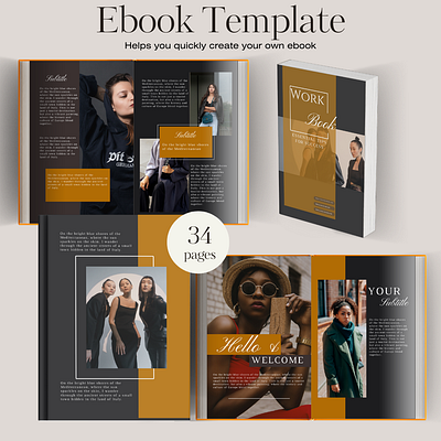 Luxury Ebook Template animation app