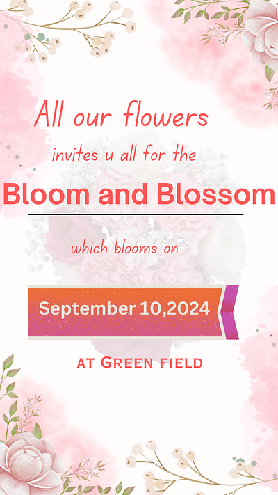 Blossoms blossom bouquet design floral flower graphic design leaf pink