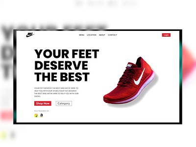 Brand Page. brand page branding nike