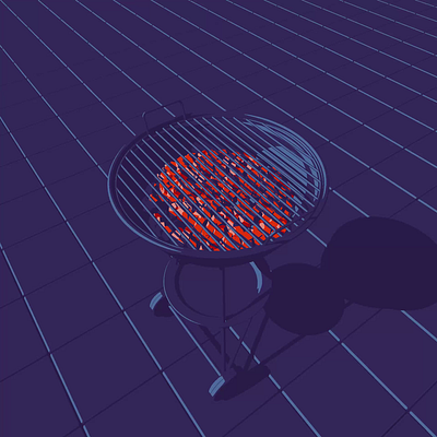 high steak 3d animation barbeque cartoon cinematic cooking flex heat hot summer motion graphics reel steak