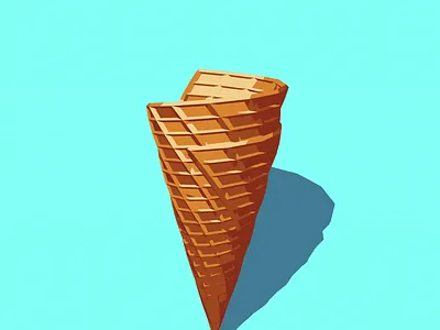 crumbling cream 3d animation c4d cinematic food hot summer ice cream melting motion graphics reel sweet