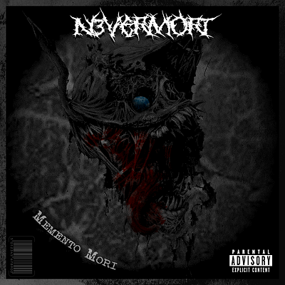 [BRANDING] N3VERMORT, METAL BAND albumcover branding flyer metal