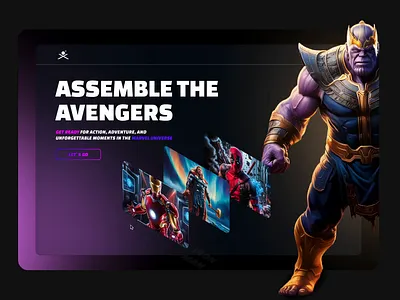 Movie Website graphic design media movie screen ui vector video website