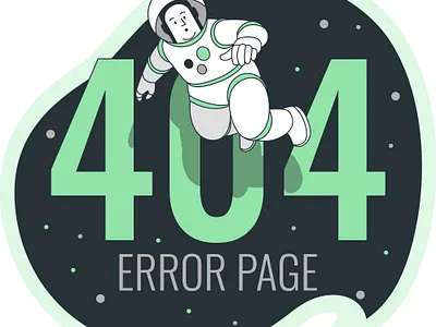404 Page Design For Website branding graphic design logo motion graphics