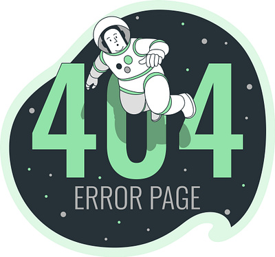 404 Page Design For Website branding graphic design logo motion graphics