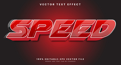 Speed 3d editable text style Template glow