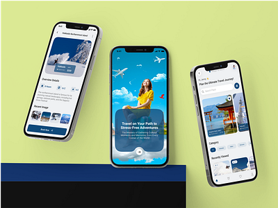 Travel Mobile App app branding clean community design hotel booking mobile app ui modern online booking travel app travel mobile app traveling trip ui ux