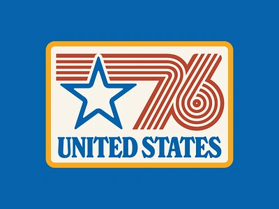 USA - 1776 1776 4th of july america badge design logo patch retro usa vintage