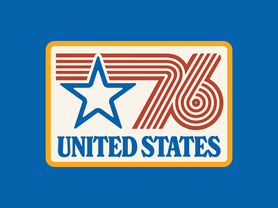 USA - 1776 1776 4th of july america badge design logo patch retro usa vintage