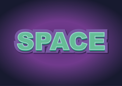 Lettering SPACE design graphic design ills illustration