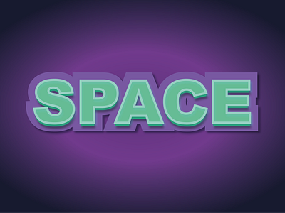 Lettering SPACE design graphic design ills illustration