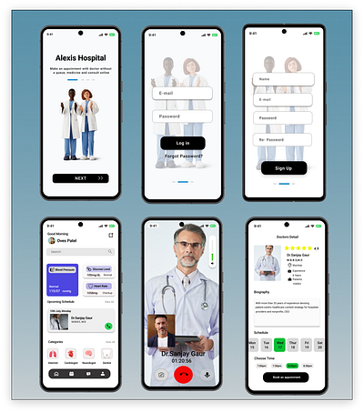 HEALTH CARE APP app care figma health medical ui ux