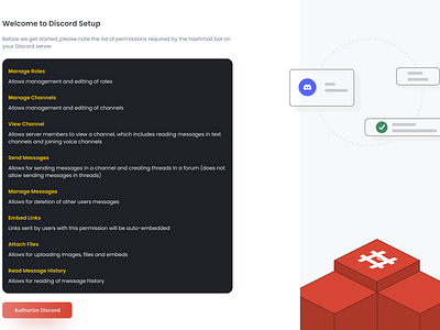 Discord Authorization via Third-Party App authorization discord figma interface design setup ui