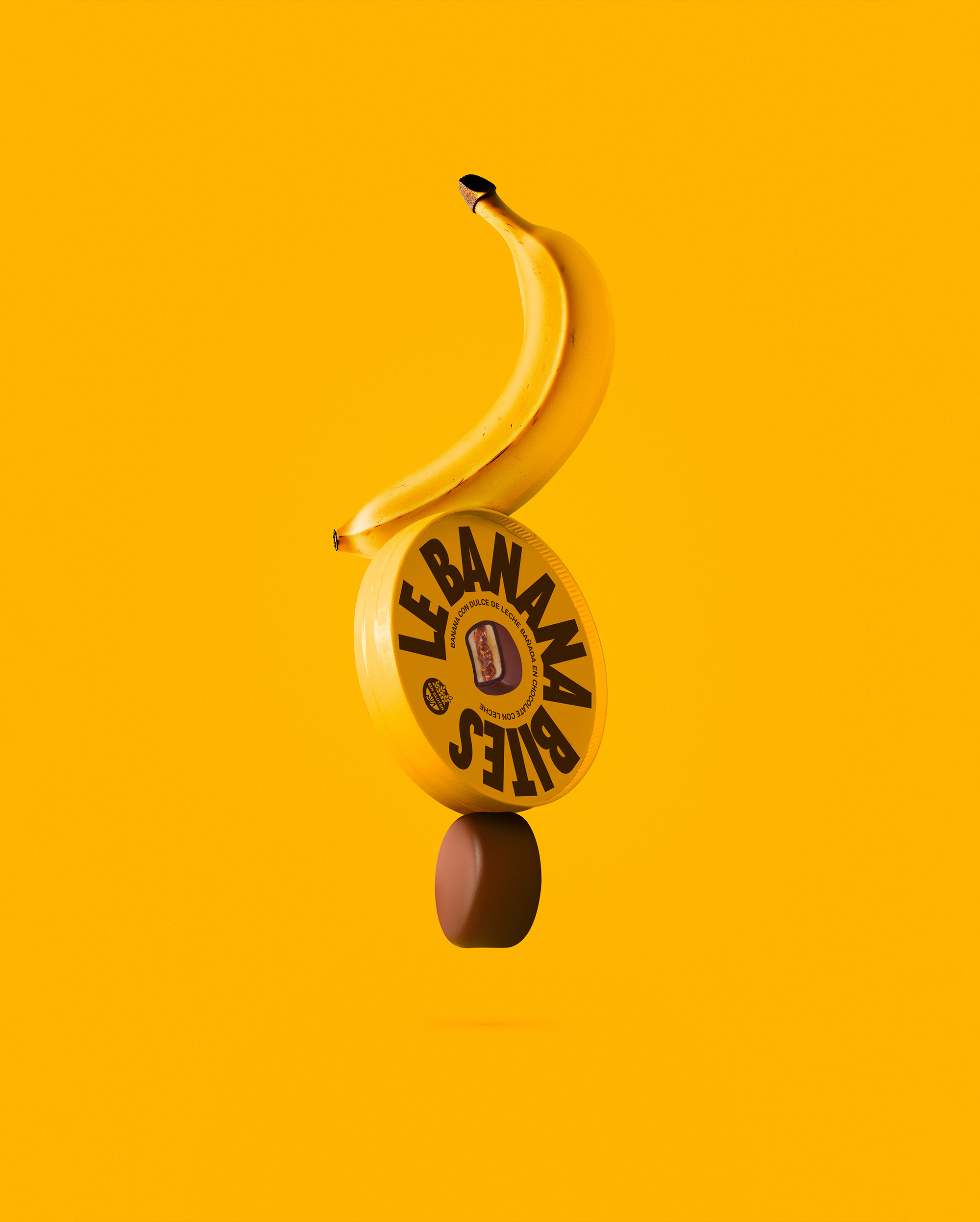LE BANANA brand branding design graphic design ice cream logo packaging typography