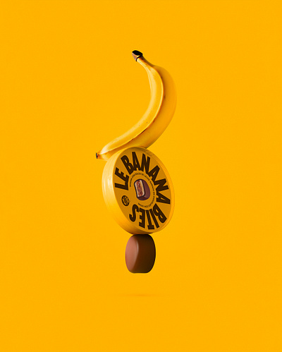 LE BANANA brand branding design graphic design ice cream logo packaging typography