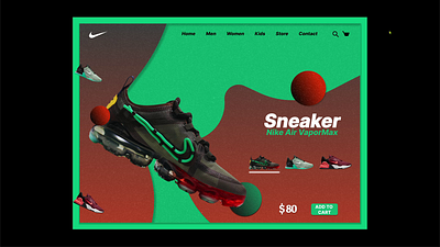 "Kick Motion by Nike" animation app branding colour design figma graphic design illustration logo nike shoes sneakers typography ui ux vector