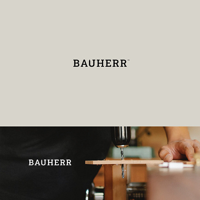 bauherr abstract branding brandmark design lettering logo logotype spikes wordmark