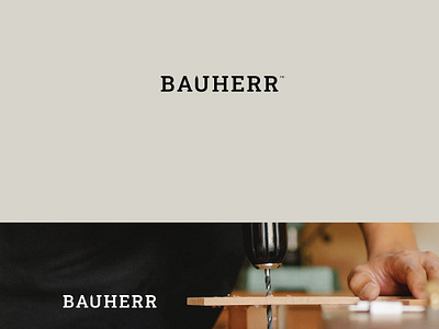 bauherr abstract branding brandmark design lettering logo logotype spikes wordmark