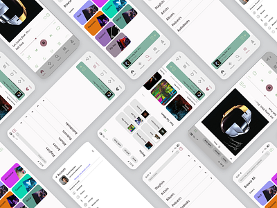 Music player redesign app design media music product design redesign ui ux