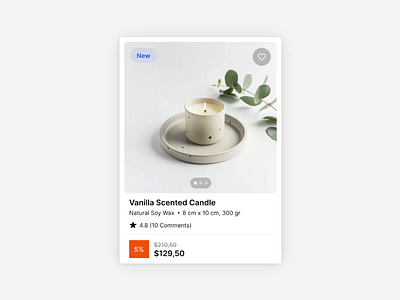 Product Card design figma ui uiux