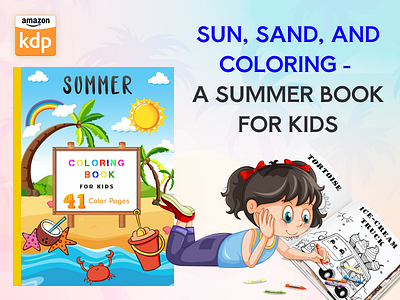 Summer Coloring Book branding graphic design ui