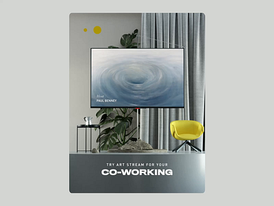 Paul Benney - Host, Artwork Social Media Ad 3d rendering corona render social media ad